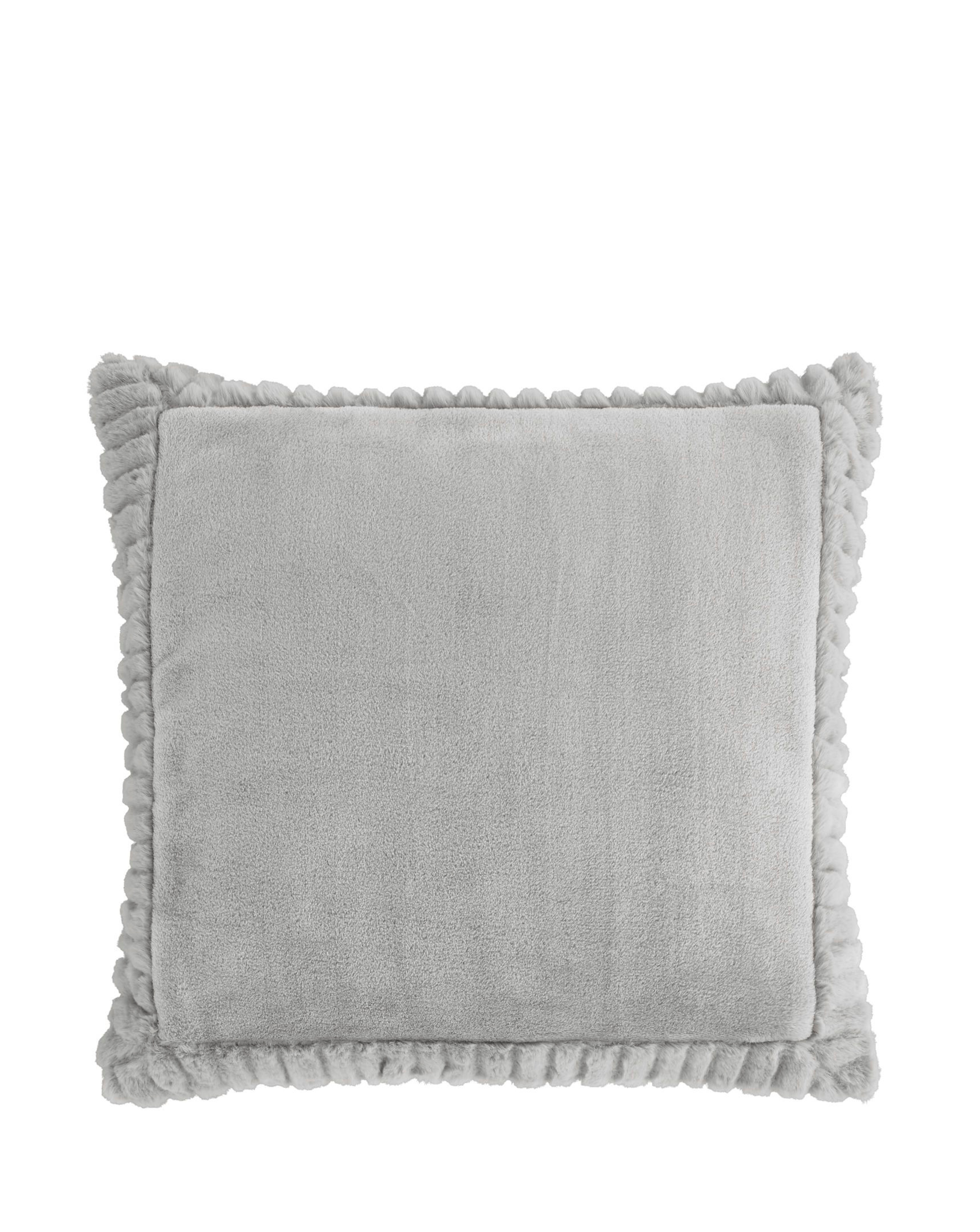 Catherine Lansfield Velvet Faux Fur Cosy Cushion