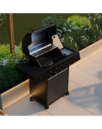 Charles Bentley Ottimo Origin Pro 380 4 Burner Gas Barbecue with Side Burner