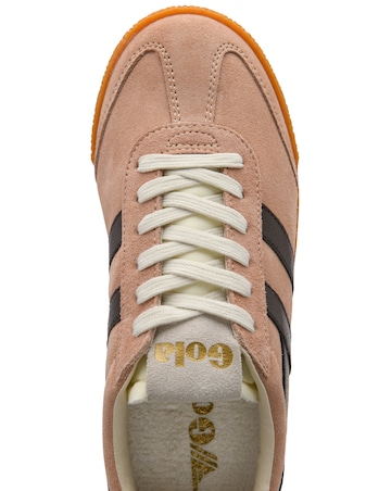 Gola Elan Trainers - Cameo/Mocha/Hot Coral