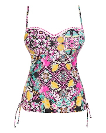 Figleaves Frida Underwired Bandeau Tankini Top