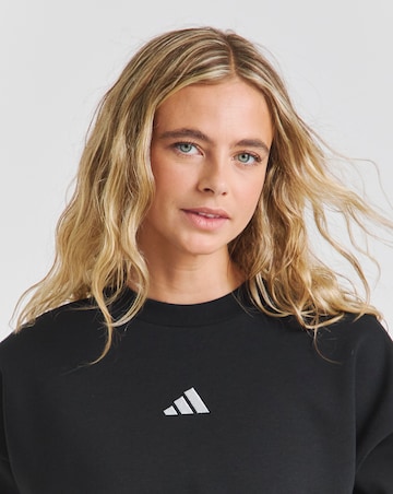 adidas Essentials 3 Stripes Fleece Sweatshirt