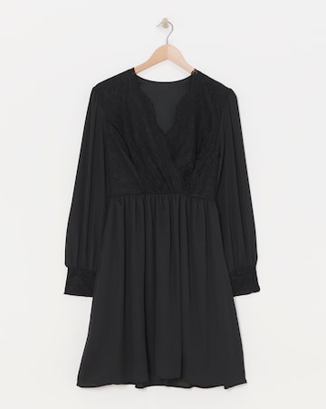 Flounce London Lace Mini Dress