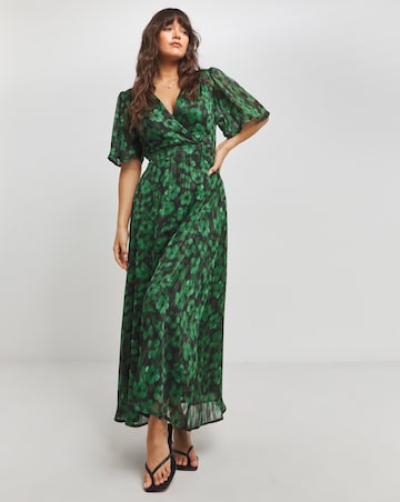 Flounce London Leopard Maxi Dress