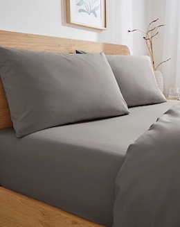 Non Iron Plain Dye Extra Deep 38cm Fitted Sheet