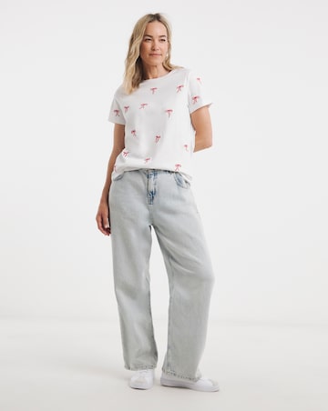 Bow Embroidered T-Shirt