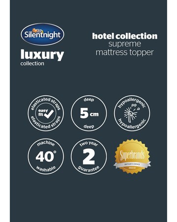 Silentnight Hotel Collection Supreme 5cm Mattress Topper