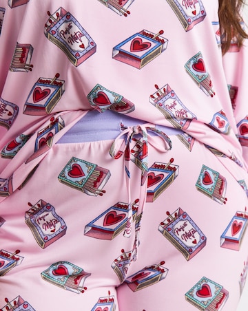 Chelsea Peers Classic Long Sleeve Crew Neck Set