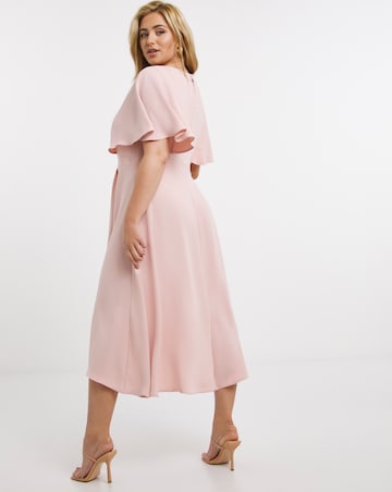 Joanna Hope Wrap Skirt Midi Dress