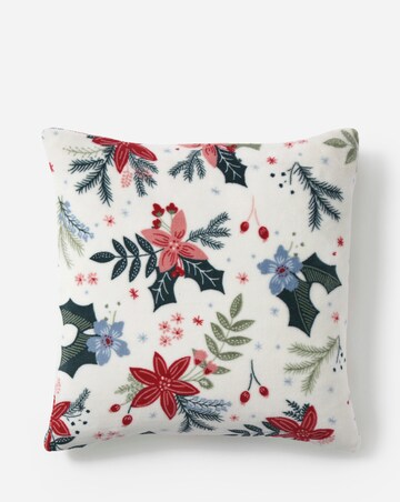 Christmas Floral Cushion