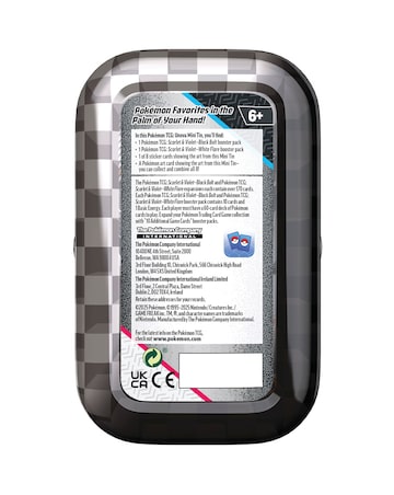 Pokemon TCG: Scarlet & Violet 10.5 Unova Mini Tin Eelektross & Galvantula
