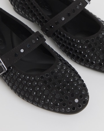 Addison Studded Mary Jane Shoes - Wide Fit (E)