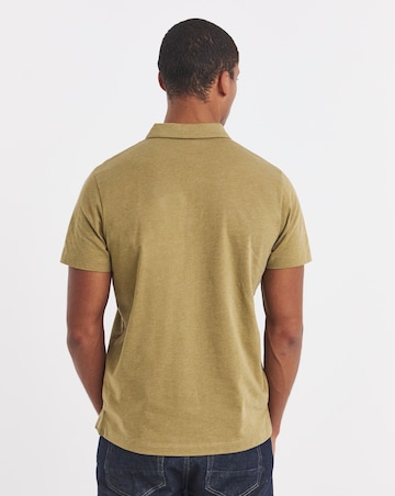 Marl Jersey Polo Shirt Long