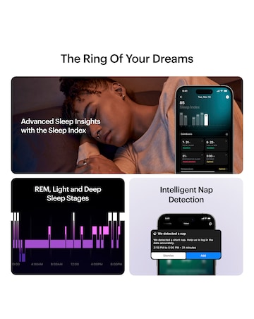Ultrahuman Ring AIR Bluetooth Smart Ring - Brushed Rose Gold - Size 8
