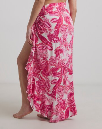 Figleaves Fiji Ruffle Maxi Beach Skirt