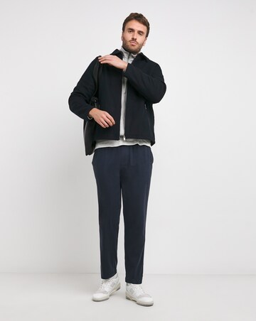 Wool Collar Zip Up Jacket