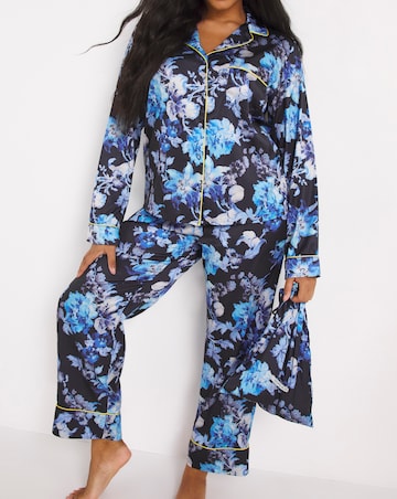 Hope & Ivy Albie Button Through Pyjama In A Bag Set Including Scrunchie