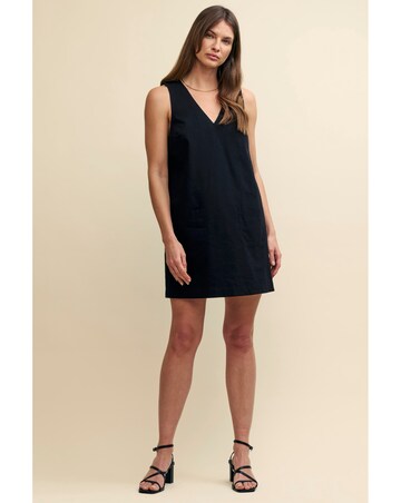 Nobody's Child Piper Pinny Linen Mini Dress | Fashion World
