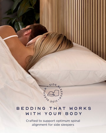 Snuggledown Luxury Cotton Quilted Firm Support Pillows - 2 Pack