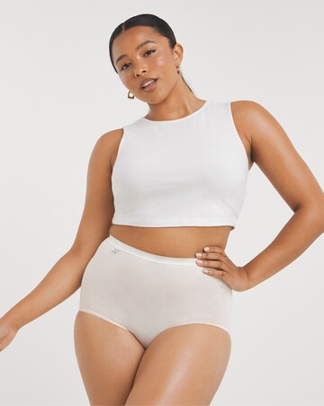 Sloggi 3Pack Cotton Basic Maxi Knicker, Brights or Pastels