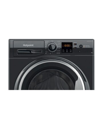 Hotpoint Anti-Stain NSWM 846 BS UK 8kg 1400rpm Washing Machine - Black