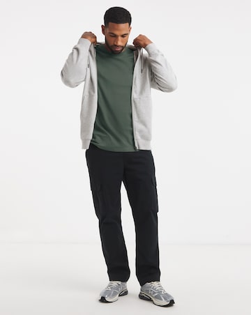 Pure Cotton Crew Neck T-Shirt Long - Green
