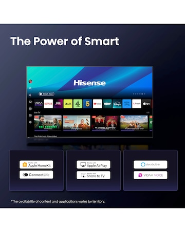 Hisense 50U7QTUK 50in Mini-LED 4K Ultra HD HDR Smart TV