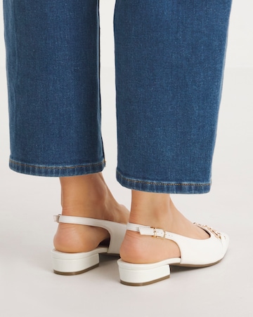 Susanna Slingback Shoe With Trim - Extra Wide Fit (EEE)