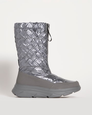 Halo Front Zip Snow Boots - Wide Fit (E)