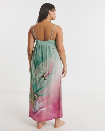 Figleaves Viscose Linen Blend Slip Nightie