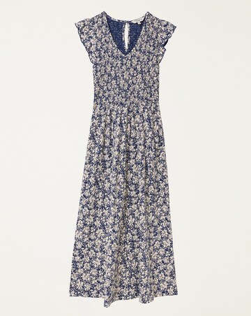 Fatface Demi Shells Jersey Midi Dress