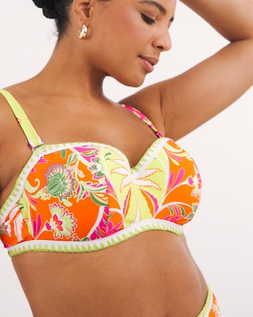 Figleaves Frida Underwired Bandeau Bikini Top