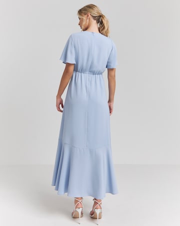 Joanna Hope Belt Ruffle Dress