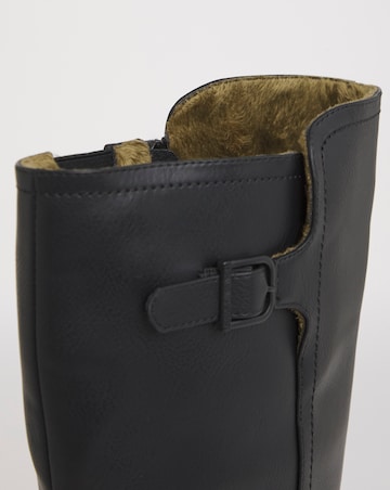 Heavenly Feet Rubymae Knee High Boots Curvy Calf Wide Fit