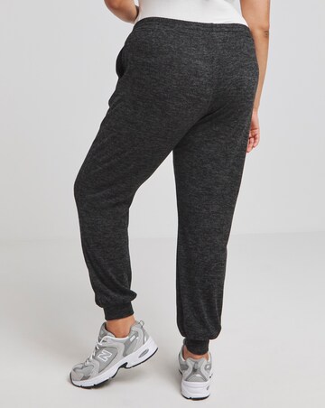 Black Marl Soft Touch Joggers