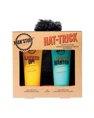 Man's Stuff Hat-Trick gift set
