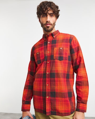 Joe Browns Sunset Loving Check Shirt Long Length