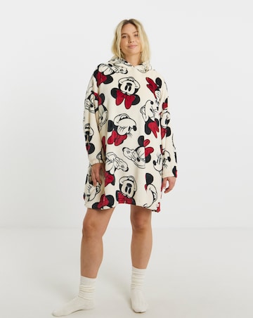 Minnie Mouse Bow Detail Hooded Lounge Dress