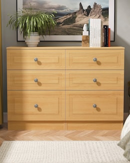 Richmond Ready Assembled 6 Drawer Chest