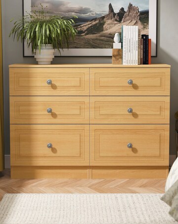 Richmond Ready Assembled 6 Drawer Chest