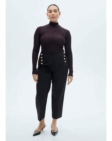 Mango Trousers Botones