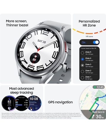 Samsung Galaxy Watch6 Classic 43mm BT - Black