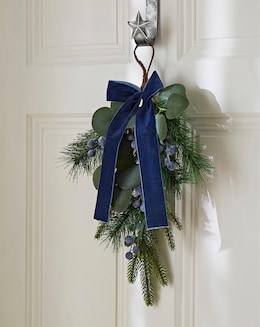 Frosted Blue Berry Swag