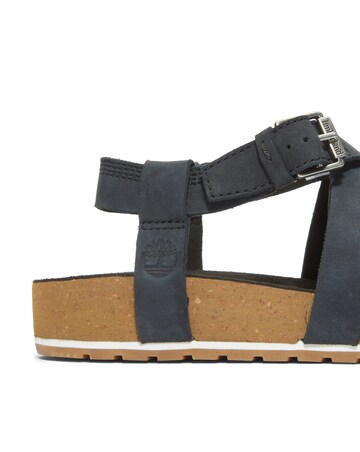 Timberland Malibu Waves Jet Black Nubuck Sandals