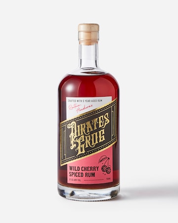 Pirate's Grog Wild Cherry Spiced Rum with Shimmer Liquid 70cl bottle