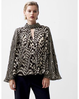 French Connection Fern Arie Pleated Top