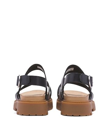 Timberland Clairemont Black Full Grain Sandals