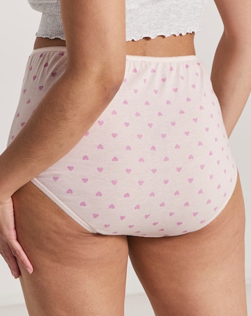 Pretty Secrets (6 Pack) Cotton Full Fit Brief Knickers