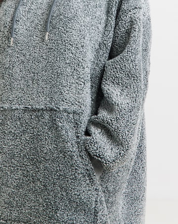 Supersoft Borg Oversized Hooded Lounge Dress