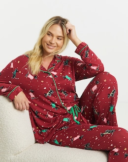 Pretty Secrets Scotty Dog Button Pyjama Set