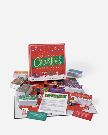 Christmas Trivia Card and Board Game Set